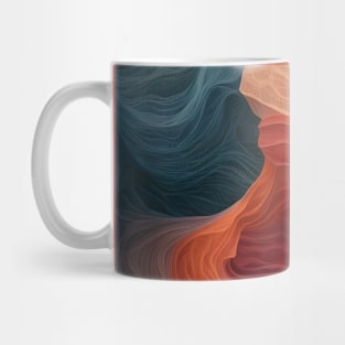 Abstract Gradient Wave Art Wallpaper Mug